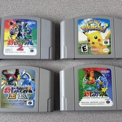 Classic Pokemon N64 Games
