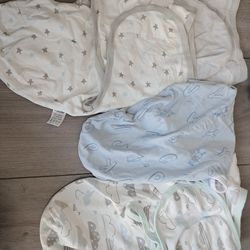 0-3 month swaddle blanket 5 pack