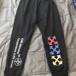 OFF WHITE Temperature Joggers - M