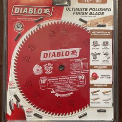 Diablo 10” Miter Saw Blade. 90 Tooth