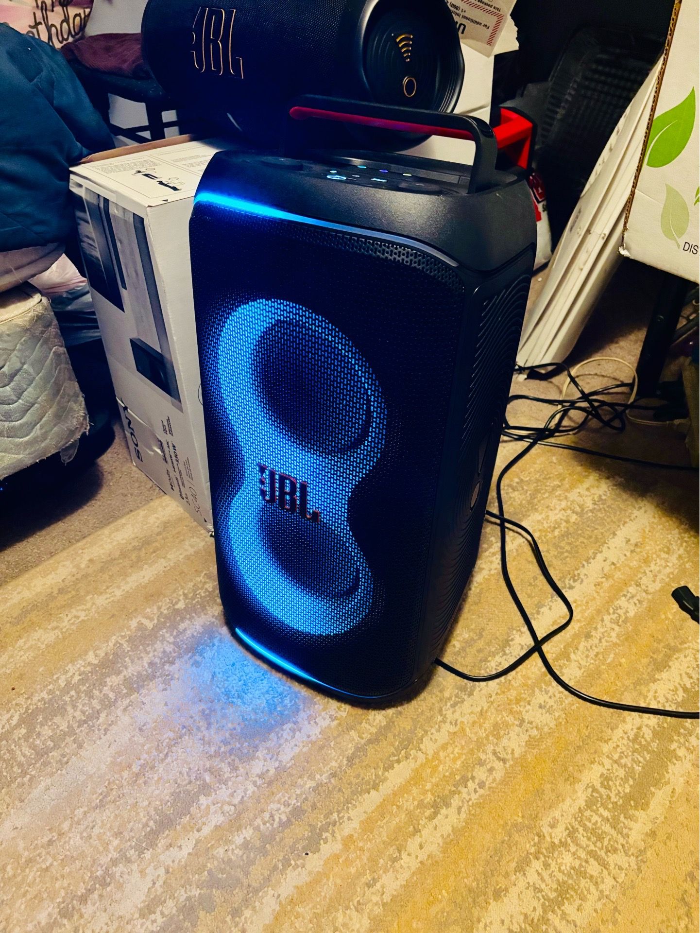 JBL Partybox Club Live 120 Portable Bluetooth Party Speaker (No Microphone) LED Lights, 160+ Watts, JBL Pro Sound