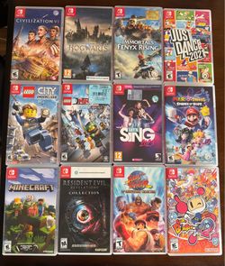 $15 each- Nintendo Switch games