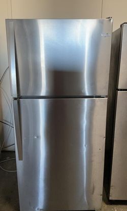 Whirlpool Top Mount Stainless Steel Refrigerator Fridge
