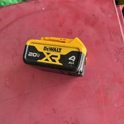 DeWalt 20V 4ah Battery
