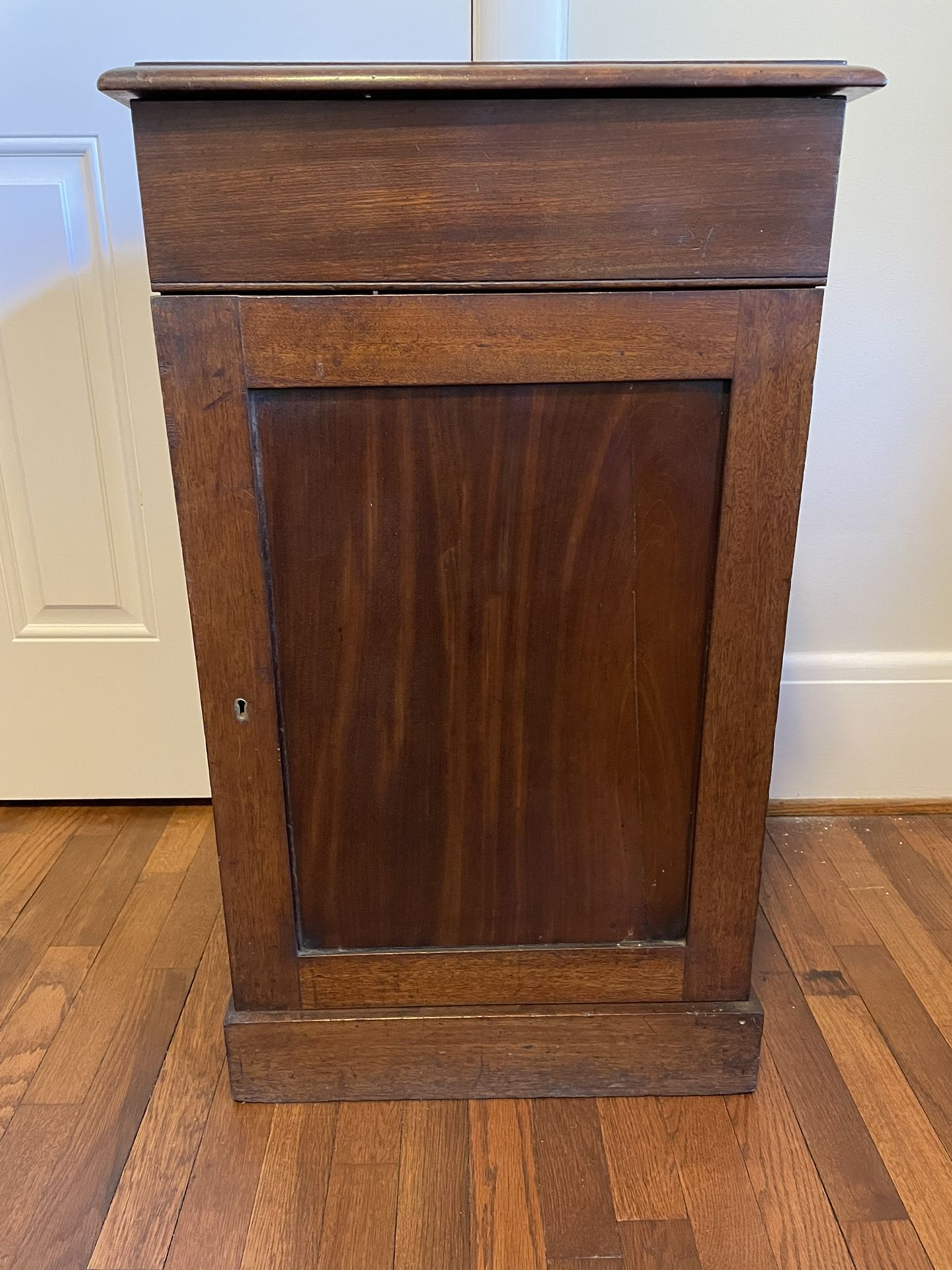 Antique English Mahogany Side Cabinet