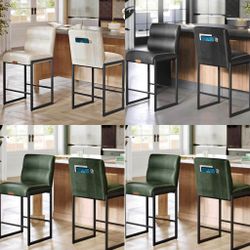 Bar Stools ( Set Of 4 ) ——3 Colors Available 