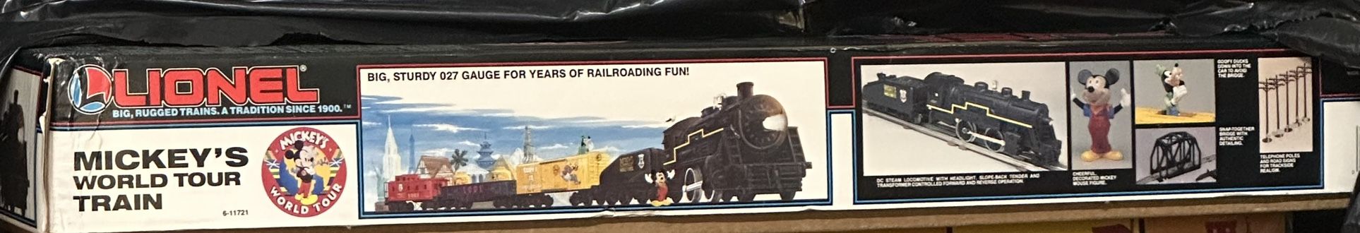 RUGGED TRAINS. A TRADITION SINCE 1900. 1* MICKEY'S WORLD TOUR TRAIN