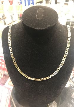 24KT Gold Bond Chain with Lifetime Replacement Guarantee (THIS IS NOT A PLATED CHAIN & IT WILL NOT CHANGE COLOR)