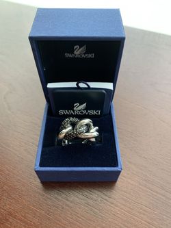 Swarovski Black Manhattan Ring 7/MD