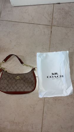 Coach Signature Shoulder Bag with Dust Bag