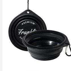 Franklin Pet Supply Collapsible Pet Travel Bowl - BPA FREE - FDA Approved - Dogs - Cats - Dog Bowl - Food - Water Bowl - Small - Medium - Large Dog Fo