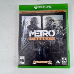 Xbox One Video Game- Metro Redux