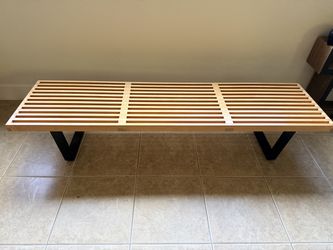 Authentic George Nelson 72" Platform Bench — Herman Miller