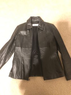 Ladies Leather Jacket sz M