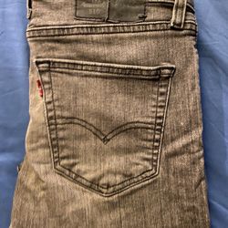 Gray levi’s 510 slim jeans 