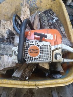 Stihl Ms391 Professional Chain Saw. Good Condition Ready For firewood Season