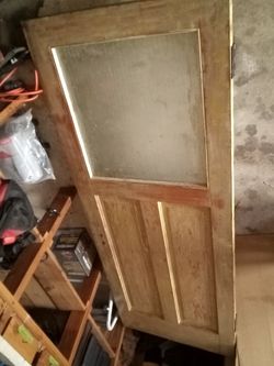 Solid Fir Door With Window