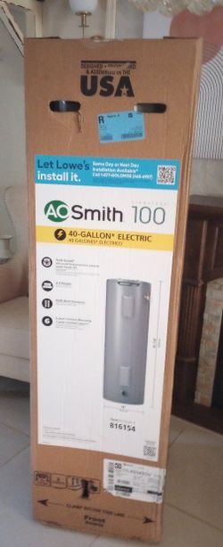 ‼️AO Smith 40-Gallon Tall Electric Water Heater Brand new in the Box‼️