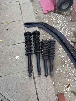 acura tl 04-08 Set of 4 Complete Strut and Coil Spring Assemblies