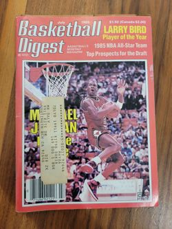 Basketball Digest Michael Jordan ROY