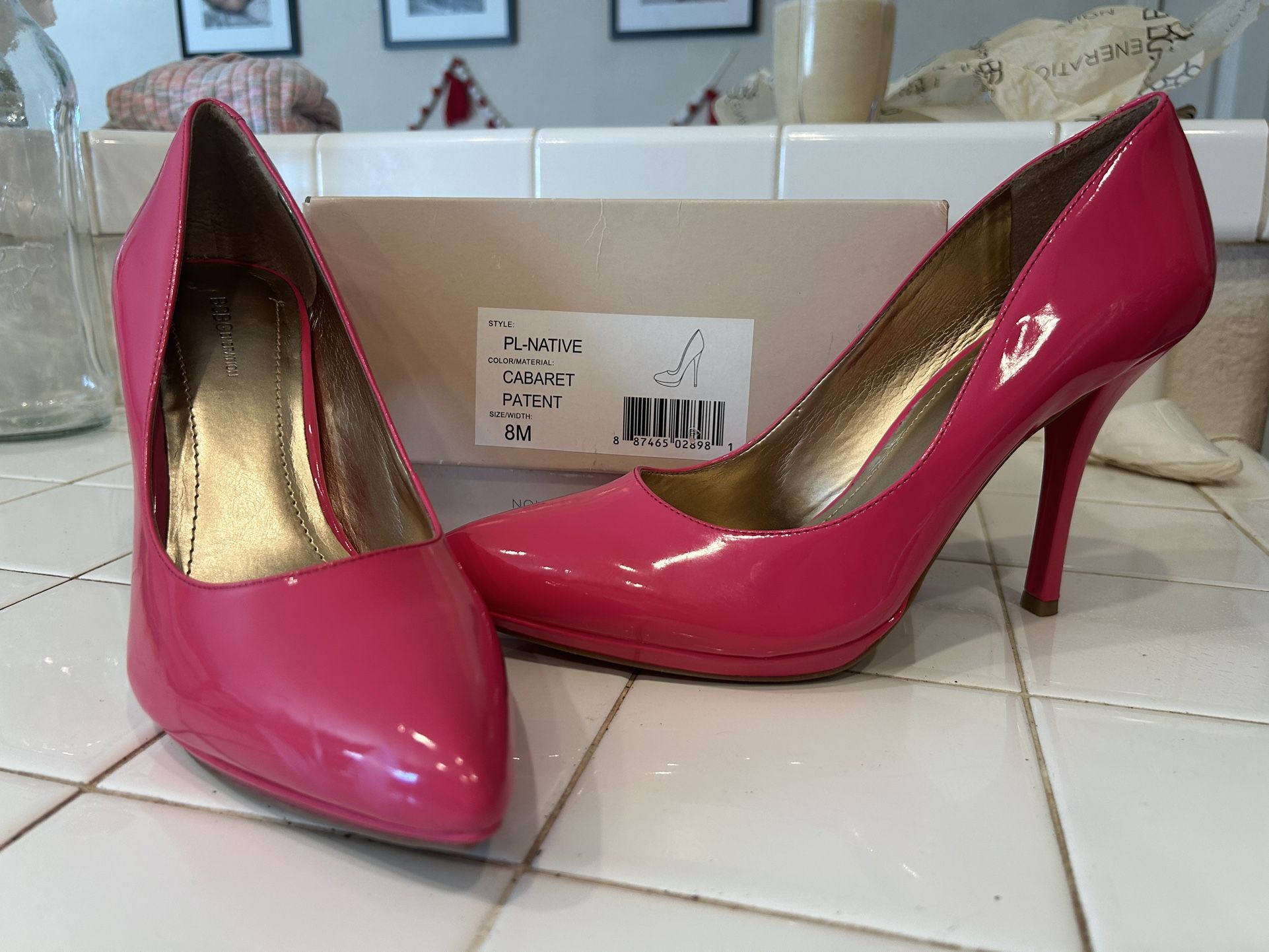 Pink Heels Size 8