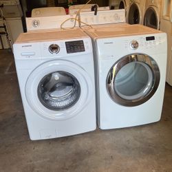 Front Load, Washer And Dryer Samsung Electric Dryer
