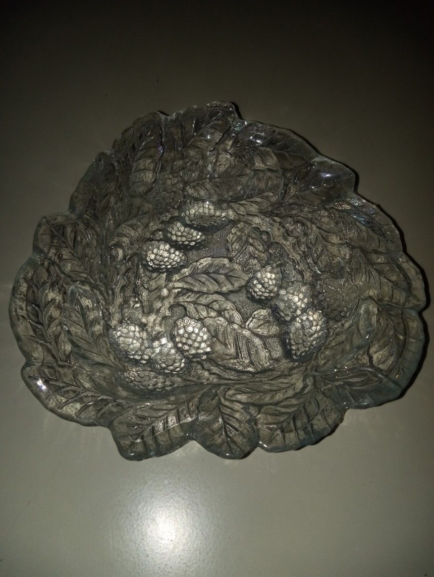 Vintage Dish With Berries