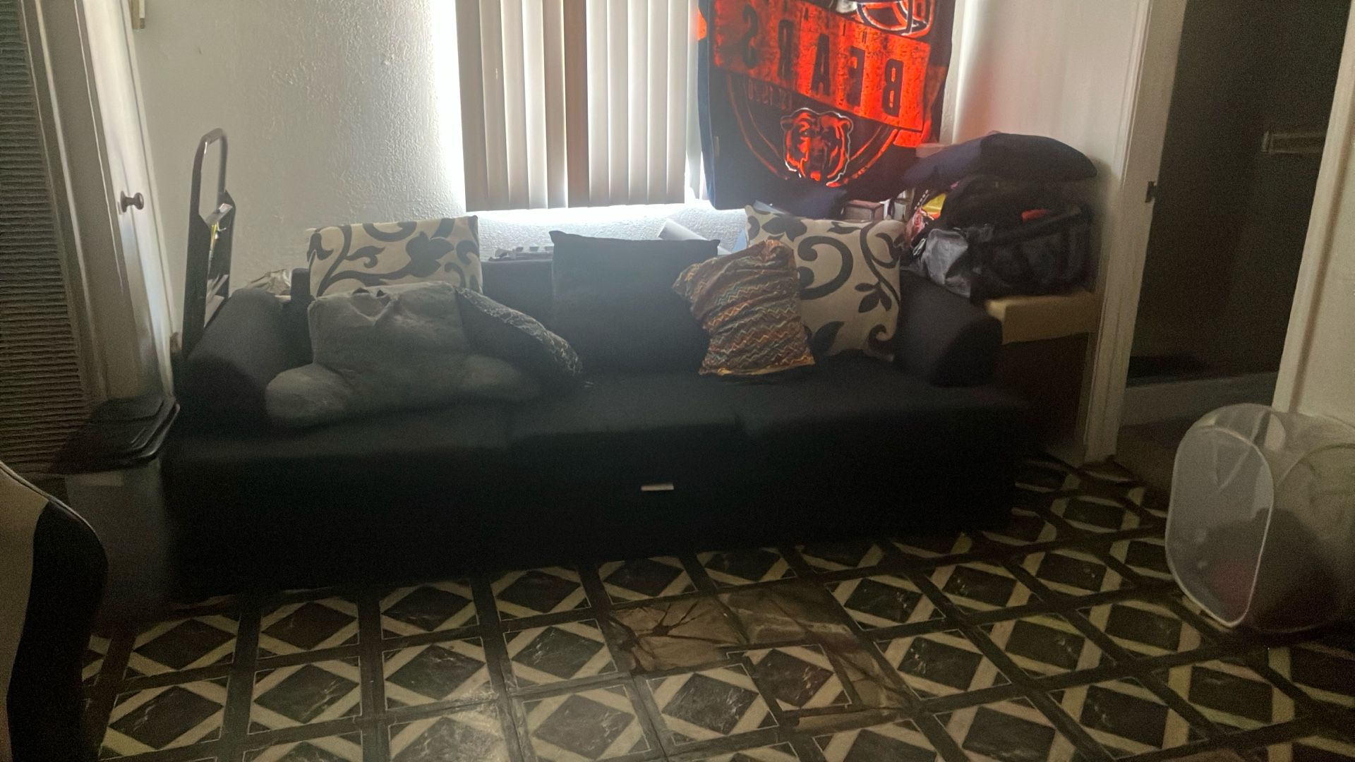 Used Black Couch
