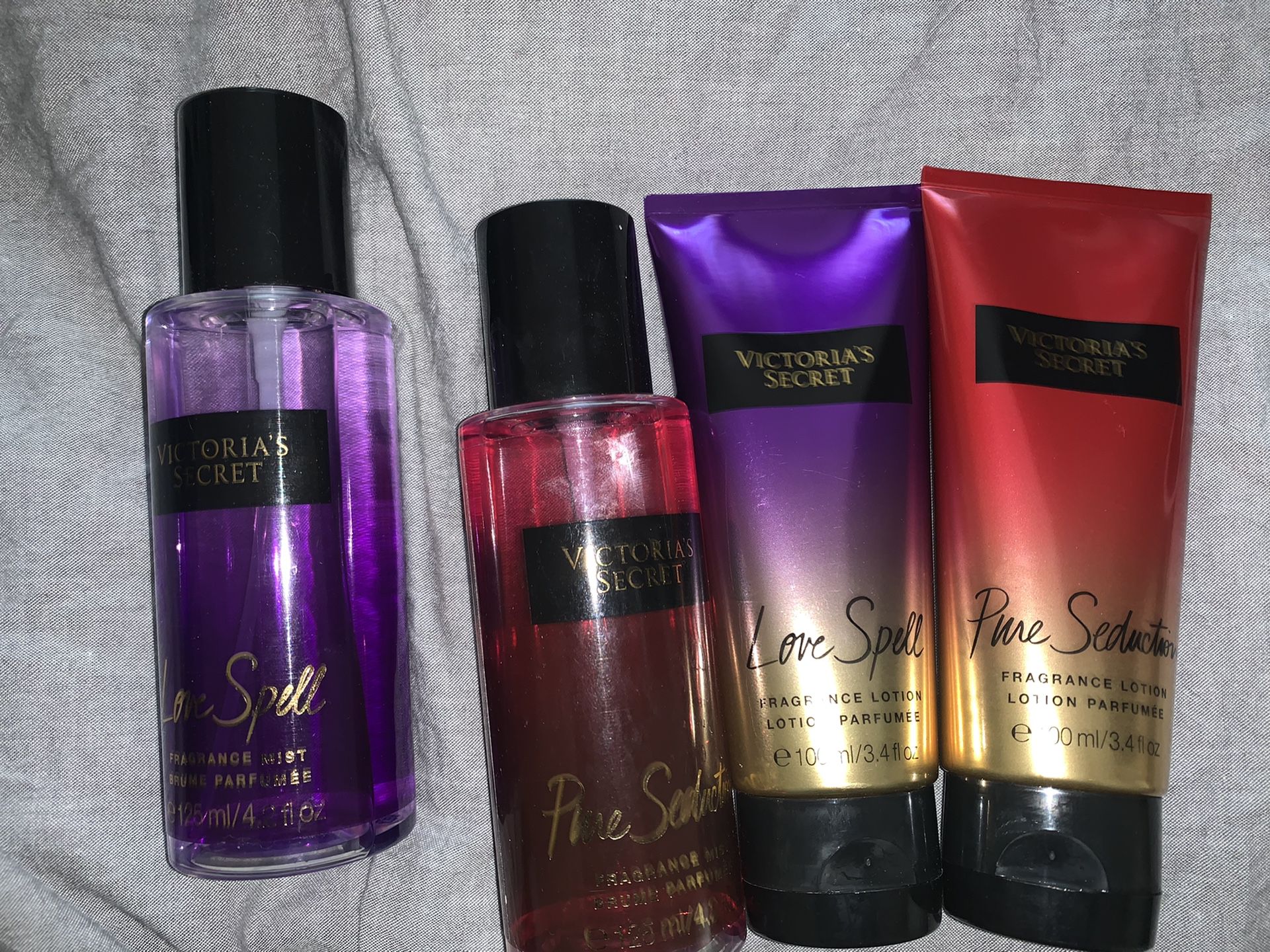 Free Victoria’s Secret lotion and perfume