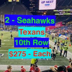 Seahawks Texans Tickets 