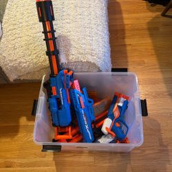Box Of Toy Blasters