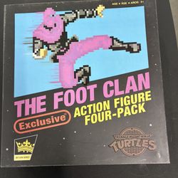 BST AXN Series TMNT The Foot Clan 4-pack Action Figure