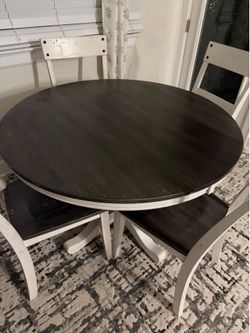 Table and 4 chairs