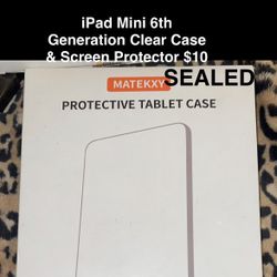 iPad Mini 6th Gen Case & Screen Protector NEW