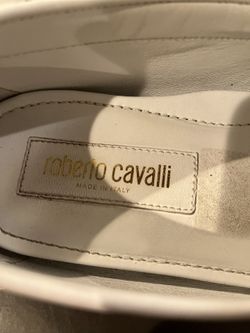 Roberto Cavalli Mens White Loafers Shoes Perforated Size 41 8 Roberto Cavalli | Shoes | Roberto Cavalli Mens White Loafers  main image 4