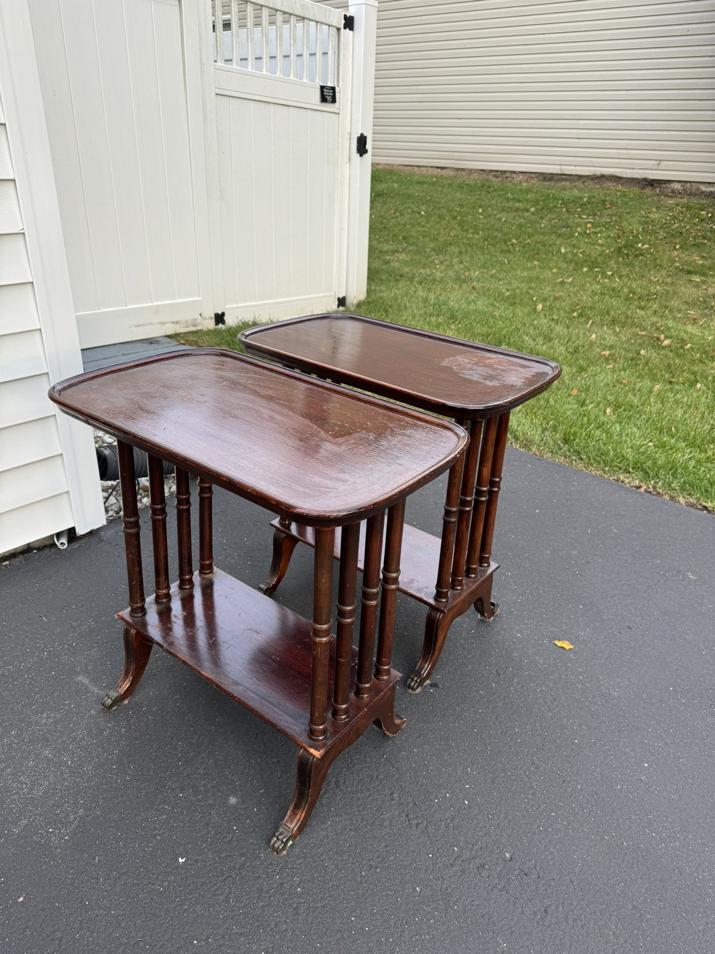 Antique Wooden Side Tables