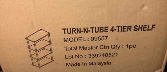 TURN-N-TUBE 4-TIER SHELF