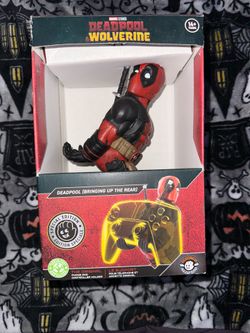 Cable Guys Deadpool Bringing Up The Rear Controller Phone Holder Marvel New!