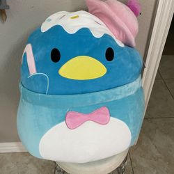20” NWT Squishmallow Tuxedo Sam Ice Cream Series Plush 2021