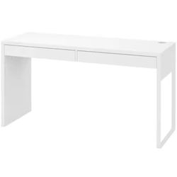 Ikea- 2- Drawer White Desk