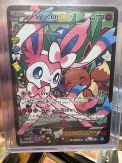 Sylveon EX RC32/RC32 Full Art Pokémon Generations Radiant Collection MP CONDITION
