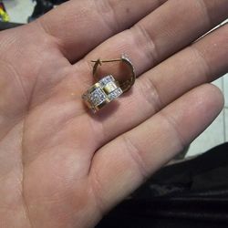 18k Vintage Real Diamonds 