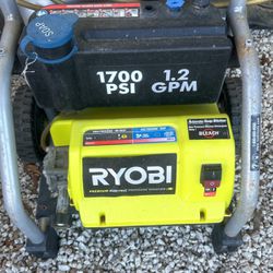 Ryobi Electric Pressure Washer 1700 PSI 1.2 GPM