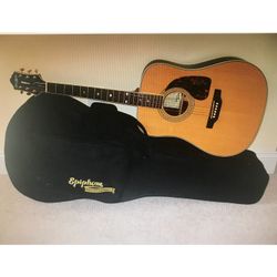 Epiphone Masterbilt Acoustic Guitar In Like New Condition 