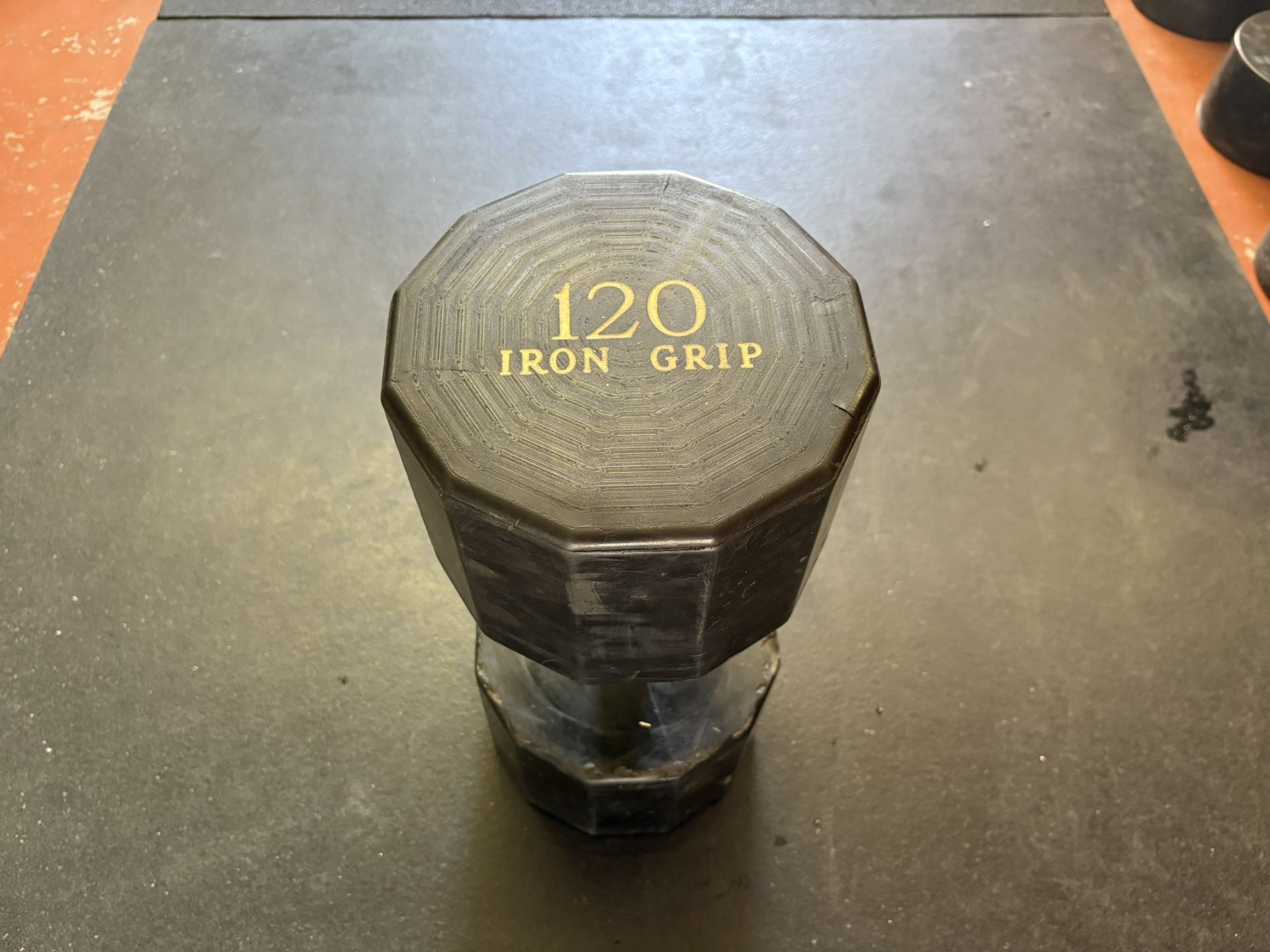 1 120lb Commercial grade dumbbell