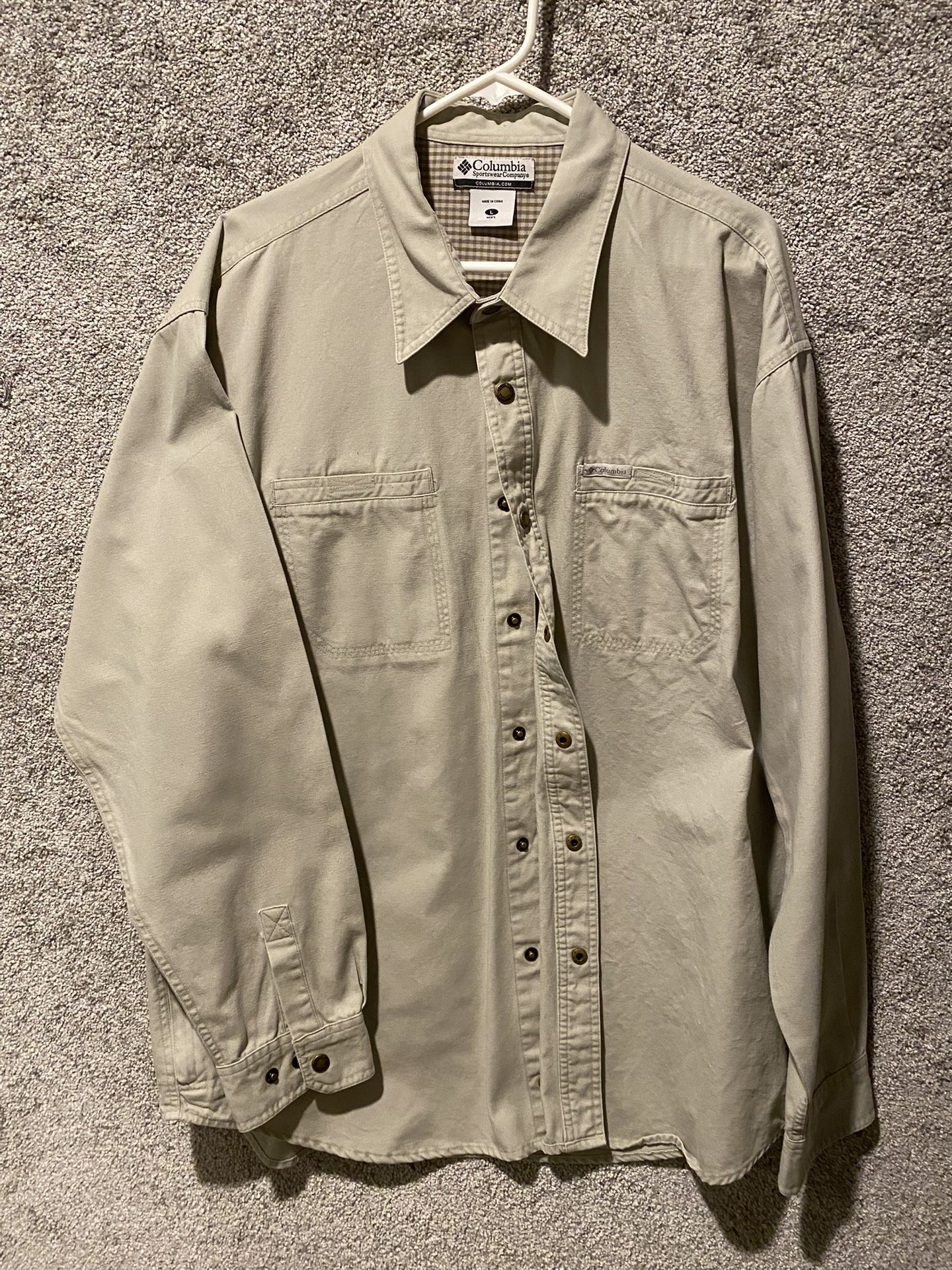 Columbia Sportswear Snap Front Lt Weight Jacket