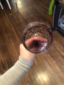 Purple Pier One crackle wine glasses set for Sale in San Lorenzo, CA -  OfferUp