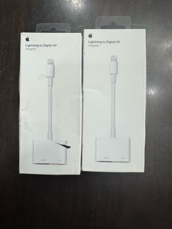 iPhone AV adapters (2 available)