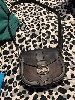 Coach Signature Crossbody Saddle Bag