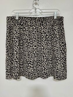 LOFT Ann Taylor Leopard Print Lined Skirt Size 8 (vintage)
